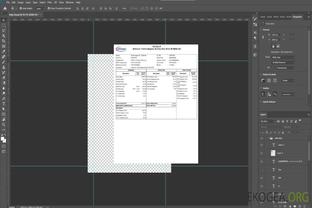 Modèle de fiche de paie Infineon Technologies aux formats Word et PDF.pdf, 1 template Modèle de fiche de paie Infineon Technologies aux formats Word et PDF.pdf, 1 template